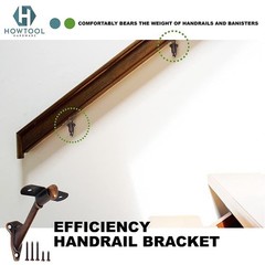 Handrail Brackets Wall Mounted Antique Bronze (Antique Copper