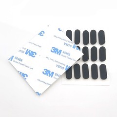 Length 16-160mm Oval Rubber Feet Pad Adhesive Gasket Anti-Slip Laptops Keyboard