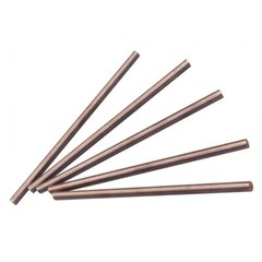 W75Cu25 Tungsten Copper Rod/Bar Solid Metal Round Bar 2~9mm Diameter For Welding