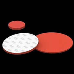 Self-adhesive Foam Silicone Round Sheet Mat High-temperature Resistant Disc