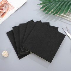 5Pcs Reusable Anti Vibration Isolation Pads Black Sound Heat Insulation Mat