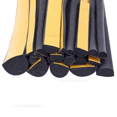 Neoprene Self Adhesive Backed Foam Sponge Strip Roll Sheet Tape Sticky Seal EPDM