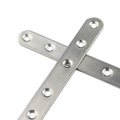 Mending Repair Plate Flat Fixing Bracket Connector With Screws Mix Sizes