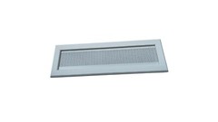 Soffit Vent, PVC Framed with Metal Insect Screen