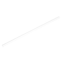 2pcs Clear Rigid Tubing 7mm ID 8mm OD x 1Ft(305mm) Round Plastic PC Tube
