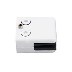 201 Stainless Steel Square Glass Clamp Clip 8 Packs White Glass Clamp Clip