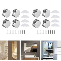 Zinc Alloy Mirror Clip Set Securely Hang Your Mirror Easy Installation