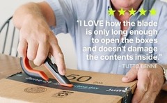 Slice Box Cutter | Manual Retracting | Heavy Duty Utility Knife | Safe…