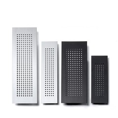 Aluminum Black/Silve Louver Vent Ventilation Fan Grille Cover Ventilation Grille