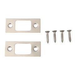 Secure Your Door with Stainless Steel Deadbolt Strike Plates Pack of 2
