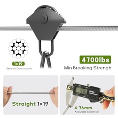 1/8 T316 Stainless Steel Cable 1000FT Marine Grade Wire Rope Cutter