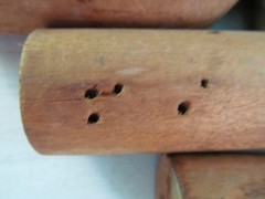 4 Pc Lot Wood Corners 90 Degree Elbow Handrails 4-5/8″ L x 3-7/8″W x 1-5/16″ Dia