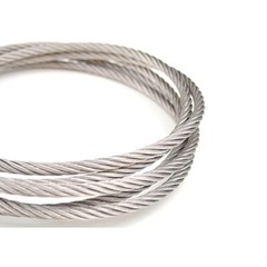 304 Stainless Steel Steel Wire Rope Cable Rigging Dia 0.3-4mm 7×7 Clothes Line