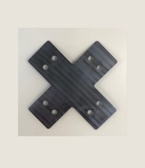 PostHugger™ Flat X™ Cross Bracket | For 4×4 (3.5″x3.5″) Posts