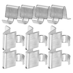 50pcs Shelf Clips For Wood Shelving: Iron Cabinet Shelving Clip Supports –