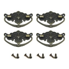 YuanYouTong Antique Brass Cabinet Pulls Dresser Handles 3 inch Vintage Bronze