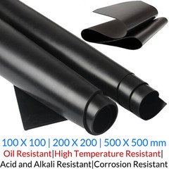 Solid Black Neoprene Rubber Gasket Sheet-Fluorine Rubber Gasket 1 – 3mm Thick