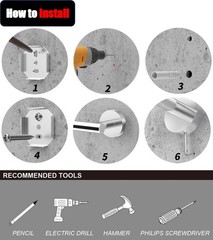 Taun Bathroom Hardware Set Piece Brushed Nickel Bathroom Accessories Set Sus304