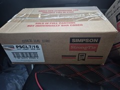 Simpson Strong-Tie PSCL 7/16 in. 20-Guage Galvanized Sheathing Clip (250-Qty)