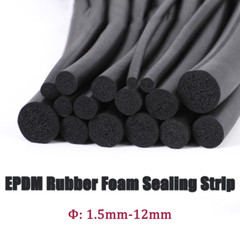 EPDM Foam Sponge Cord Round Extrusion | Vacuum Gasket | Waterproof Seal Strip​