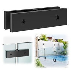 LukLoy 1 Pack 180 Degrees Outdoor Black Powder-Coated 1 Pack, 180 Degree
