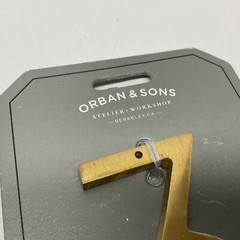 ORBAN & SONS Brass House Number Sign #3 Address NEW in package