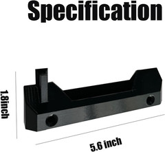 8Pcs Mounting Ft Toughbuilt Stacktech Plate Brackets Cleats Compatible Black