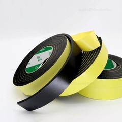 Self Adhesive Backed Foam Sponge Strip Roll Sheet Tape Sticky Seal EVA 10-100mm