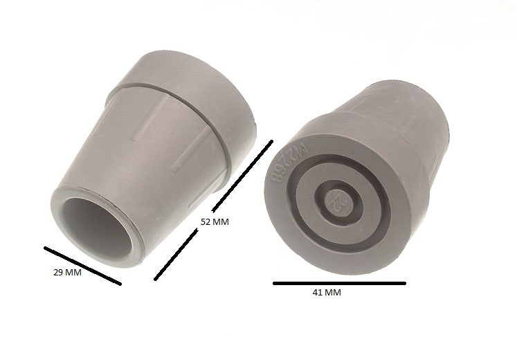 Walking Stick Crutch Frame Ferrule Heavy Duty 7/8 Inch 22mm ID Pack Of 100