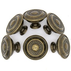 LXZ 6 PCs Vintage Antique Brass Knobs Handles – Cabinet Large,