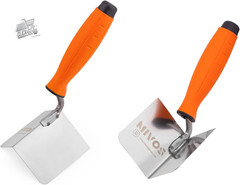 Set of 2 Stainless Steel Corner Spatulas Trowel Corner Corner Outdoor Stucco Paret