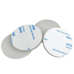 10 Pcs Silicone Solid Discs 5mm-150mm Self Adhesive Round Pad Sealing Cushioning