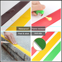 1M PVC Anti-Slip Self-adhesive Step Sticker Stair Floor Safety Strip 3/4/5/6mm