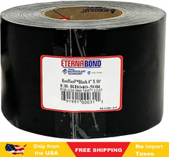 EternaBond RoofSeal Black 4″x50′ MicroSealant UV Stable RV Roof Seal Repair Tape