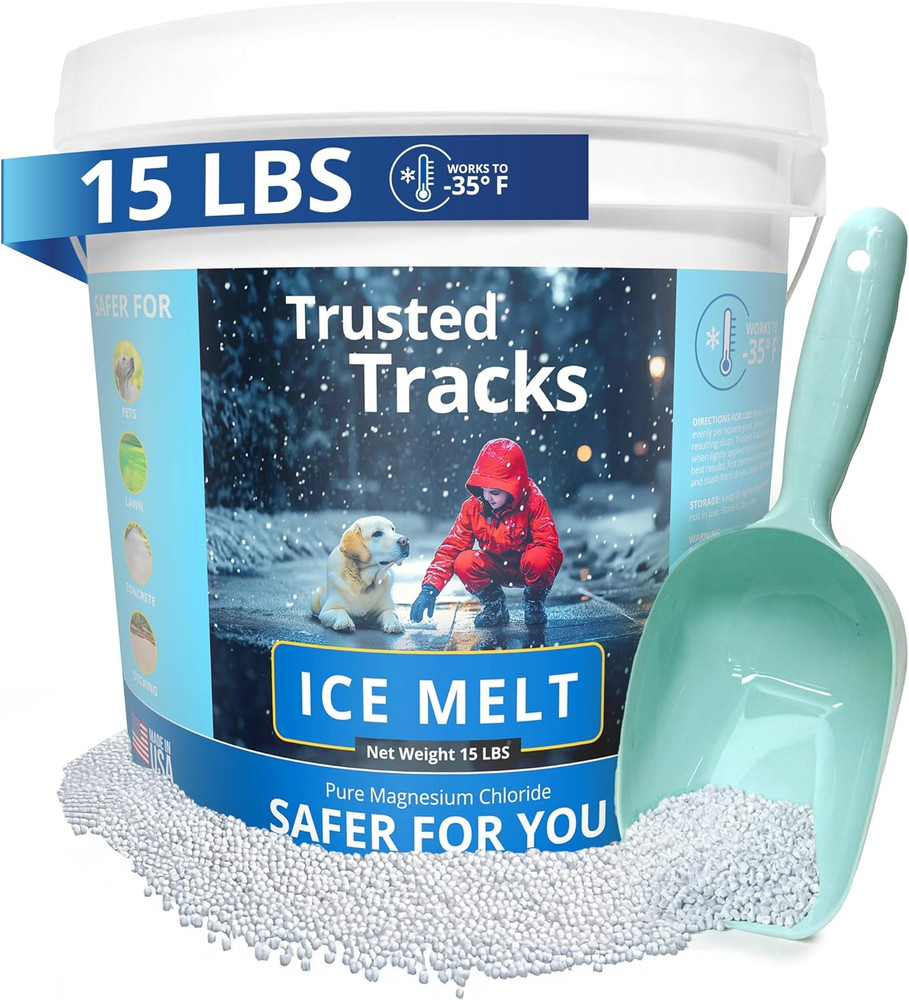 15 Lb Pet-Safe Ice Melt, Magnesium Chloride, Effective to -35°F