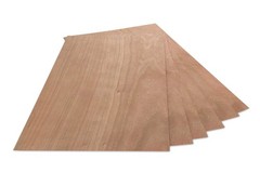 Woodpress Real Cherry Wood Veneer – Pack Of 6 Sheets – Us Letter Size Approx 8