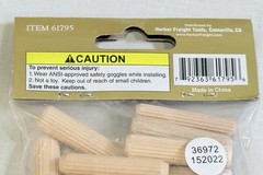 Windsor Design 61795 Wooden Fluted Dowel Pins Variety Pack Lot (108 Pcs) NIB