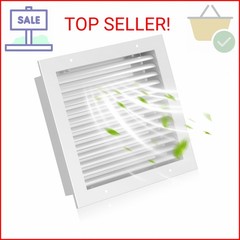 12″ X 12″ Gable Vents, Hon&Guan Aluminum Alloy Attic Vent for Houses Door Vents