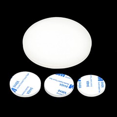 White Silicone Solid Discs Self Adhesive Rubber Pad Sealing Cushion Ø 5mm-150mm