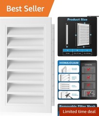 Heavy-Duty 12″ x 18″ Aluminum Attic Vent – Easy Installation & Weather Resistant