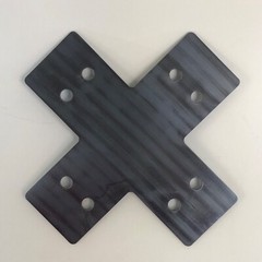 PostHugger™ Flat X™ Cross Bracket | For 6×6 (5.5″x5.5″) Posts