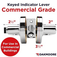 Keyed Entry Commercial Door Handle Chrome | Heavy Duty Commercial Door Locks …