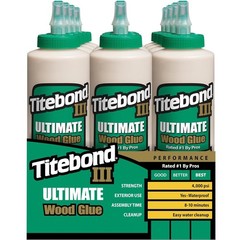 Franklin 1414 Titebond III Ultimate Wood Glue, 16-Ounces – 12 Pack
