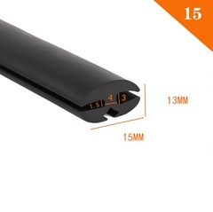 Boat Car Caravan Window Rubber Seal Strip Black Filler Strip Width 15-30mm
