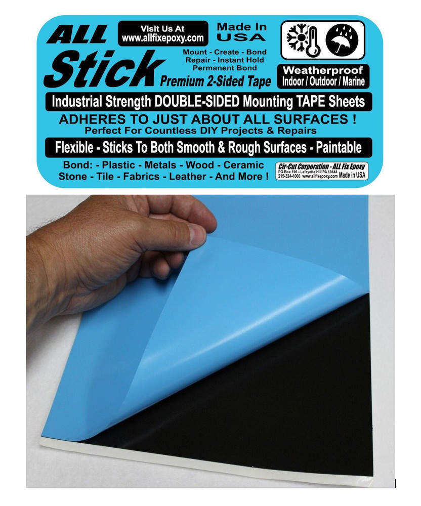Weatherproof Double Sided LAMINATING & MOUNTING TAPE SHEET LARGE 9″ X 11.5″