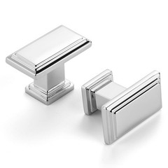 ASKANO 10 Pack 1-1/2 Inch Polished Chrome Cabinet Knob-10Pcs,