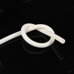 Silicone Rubber Sealing Strip White Sponge Strip Round Bar For Door Windows Seal