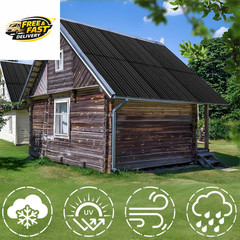 Metal Roofing Panels – 10 Pcs Waterproof Heavy Duty Metal Roof Panels Corrugated