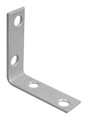 National Hardware 2×0.63×0.08 in Galvanized Steel Inside Corner Brace