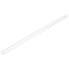 Clear Rigid Tubing 9mm x 11mm x 1Ft Length Round Plastic Polycarbonate Tube